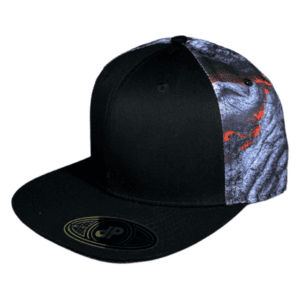 2 Tone Black/lava Snapback