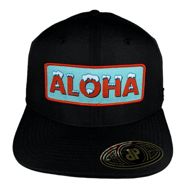 anxd black waterman aloha ice snapback