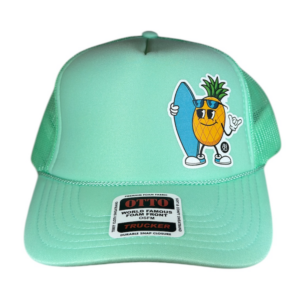 ANXD Hang loose Pineapple seafoam foam trucker (2)