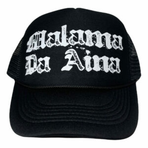 ANXD Malama Da Aina Black Foam Trucker