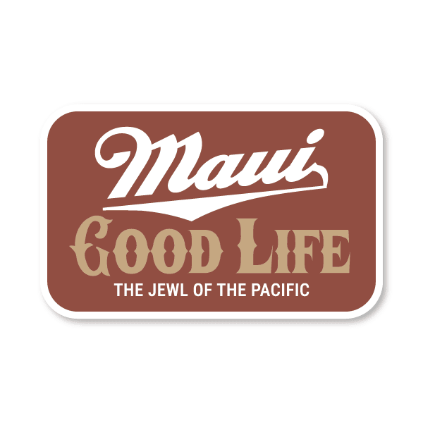 anxd maui good life sticker