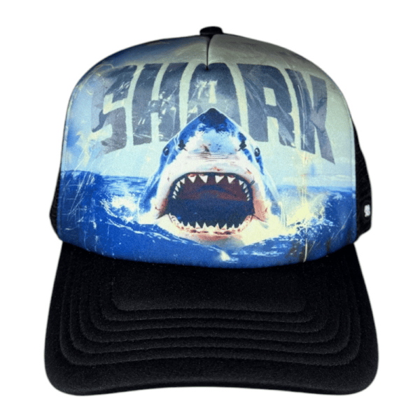 anxd youth shark foam trucker