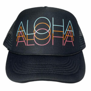 Black/ Triloha Foam Trucker