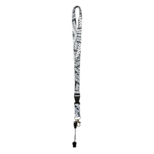 Black and White tribal lanyard