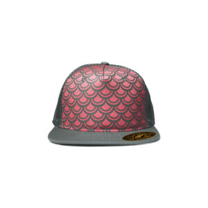 Coral Pink Scales Flatbill Snapback