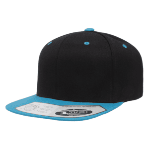 2 Tone Black/ Teal Bill