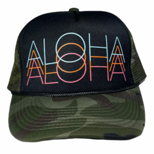 Black/ Camo Triloha Foam Trucker