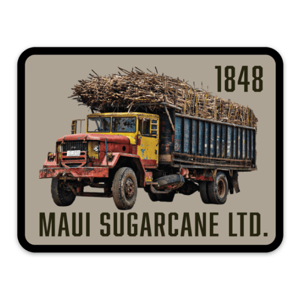 anxd maui sugar cane sticker