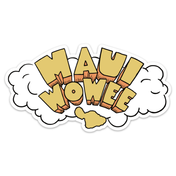 anxd maui wowee sticker