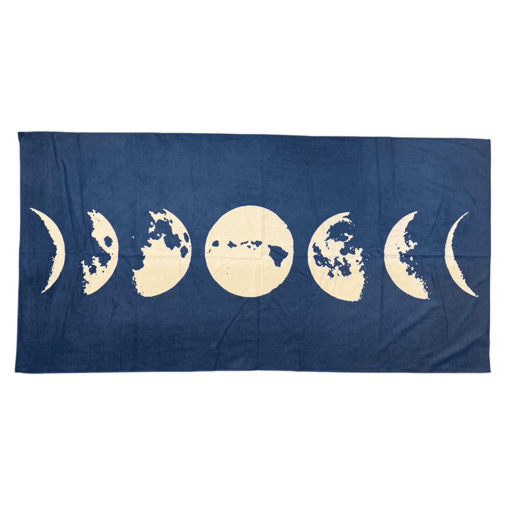 anxd brand beach towel "hawaii moon phases"