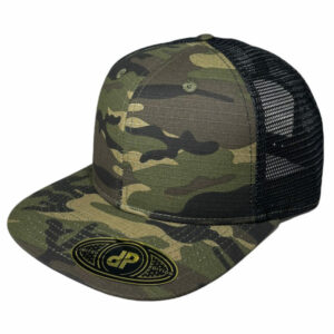 Ripstop Woodland Camo/ Black Mesh