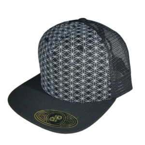 5 Panel Sacred Geometry/ Black Mesh