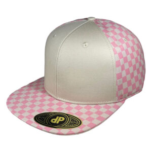 2 Tone Tan/ Soft Pink Checkers