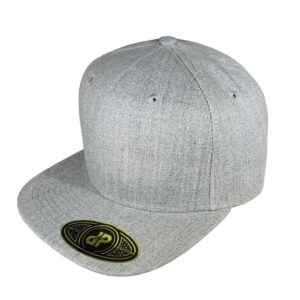 Heather Gray Snapback (Black Underbill)