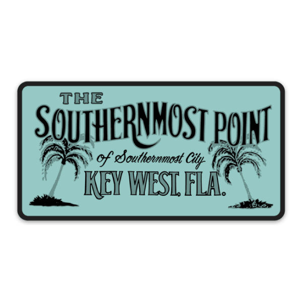 southernmost point key west sticker