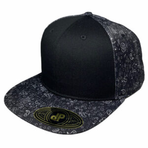 2 Tone Black with Black/white Bandana