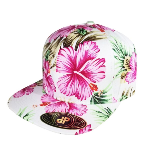 the-full-pink-floral-snapback-hat-from-double-portion-supply