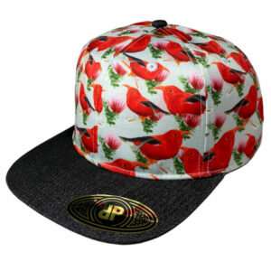 All ‘I’iwi Bird Snapback Hat – Double Portion Supply