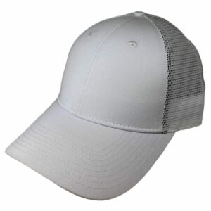 White 6 Panel Curved Mesh