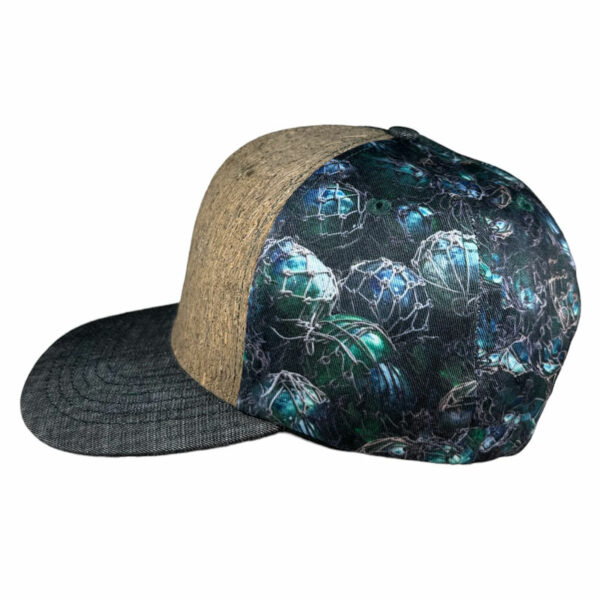 the cork floats curved snapback