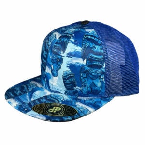 Blue Tiki Wave Mesh