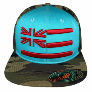 Mint and Camo/ Red Hawaiian Flag