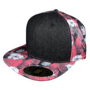 2 Tone Black Denim/ Pink Queen Liliʻuokalani