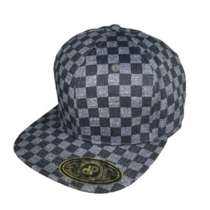 Dark Denim/ Black Checkers