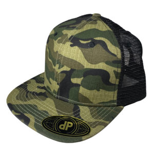 Woodland Camo Black Mesh