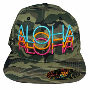 ANXD Woodland Camo/ TriAloha Snapback