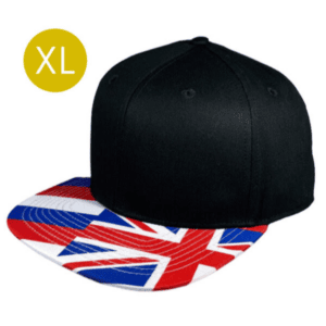 XL Black With Red, White, Blue Hawaiian Flag Bill