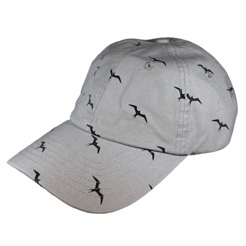 gray dad hat with bird patterns mens sun hats mens summer hats mens outdoor hats hats protect straw hats