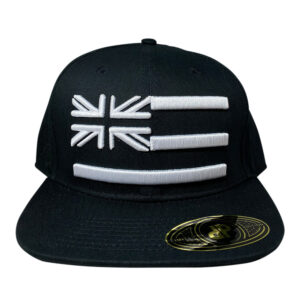 ANXD Black 3D White Hawaiian Flag