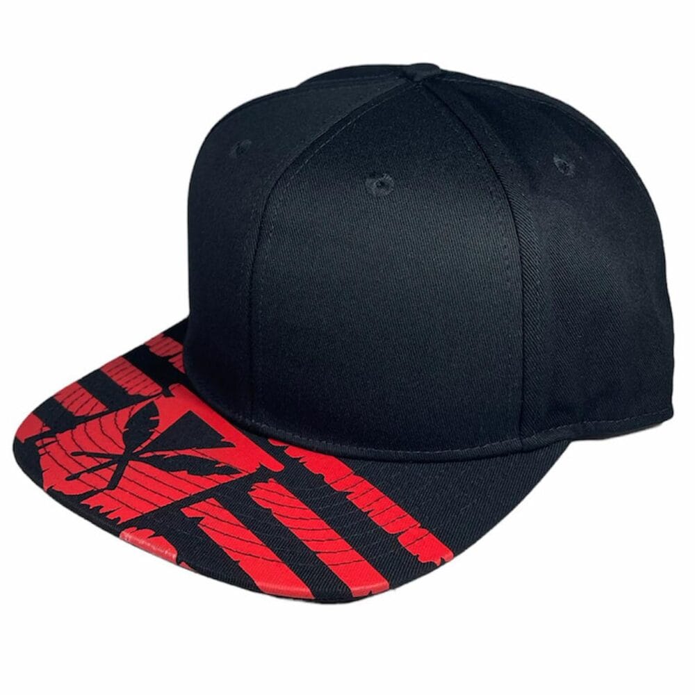 the black with red maoli hat from double portion supply opening hair wall search breathe example recycle cut additionally
