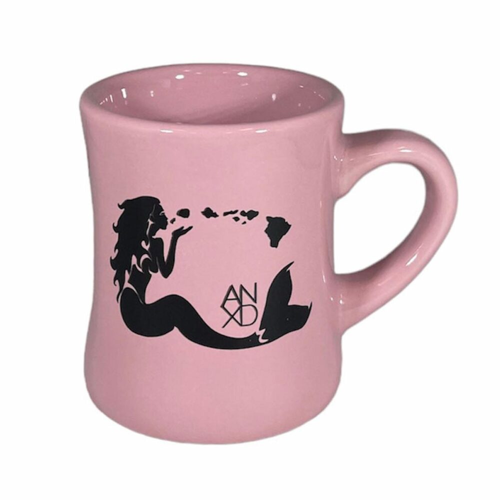 the pink mermaid mug from double portion supply logo delight life fun fun logo logo appreciated swag surprise