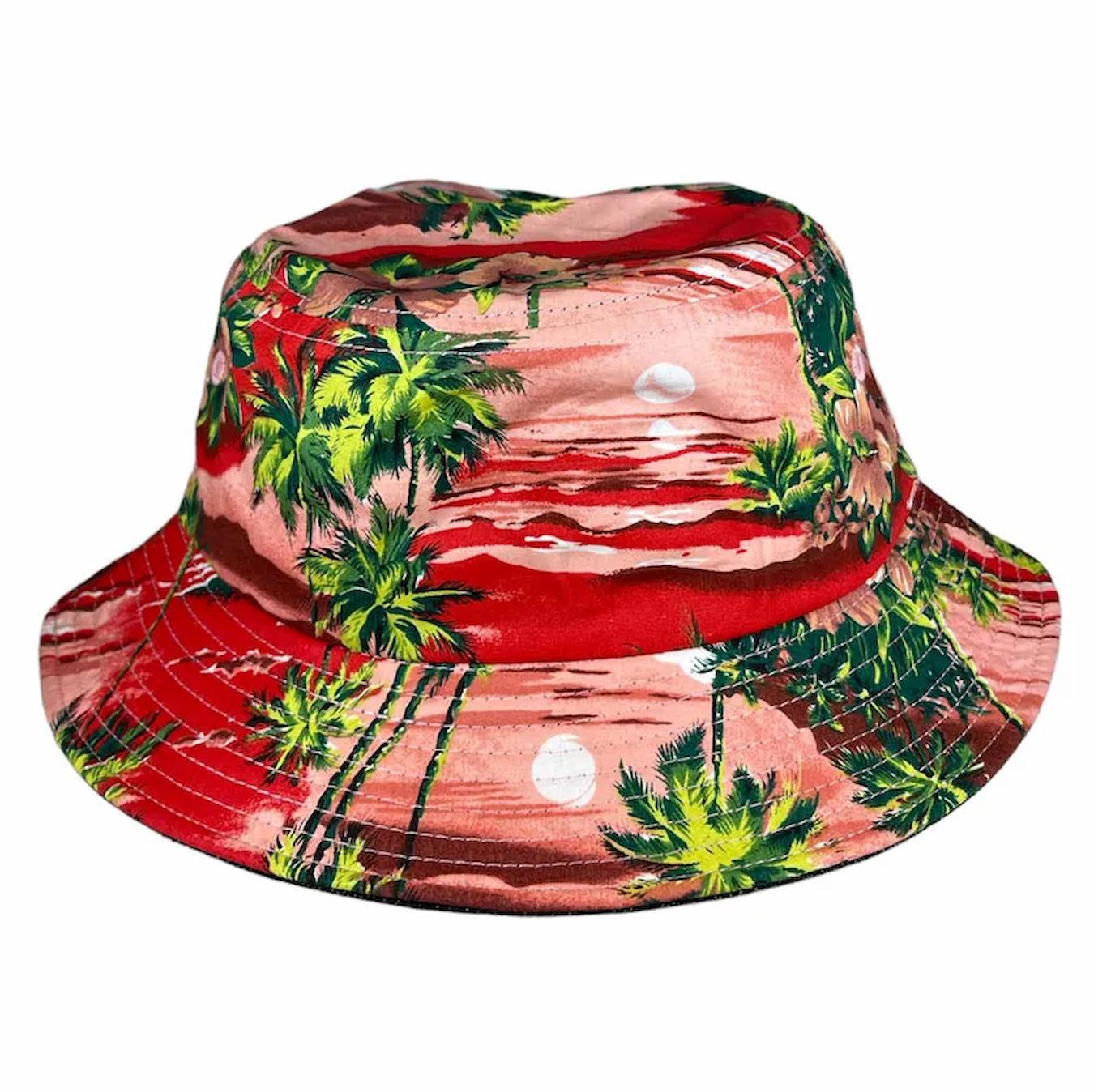 the sunset bucket hat from double portion supply difference between a hat baseball cap trucker hats unshaped crown baseball cap