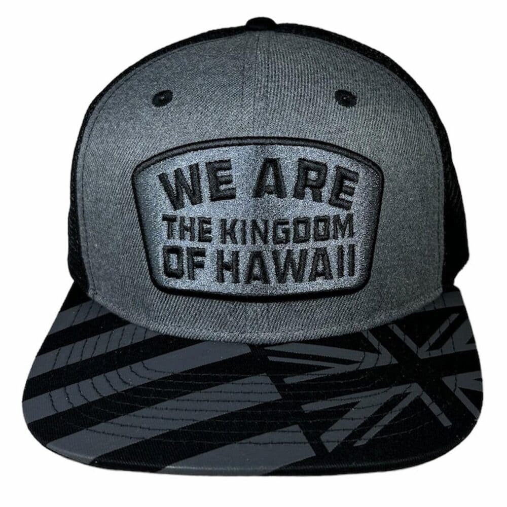 we are the kingdom gray flag snapback hat from double portion supply inventory promote displays companies buyers demand